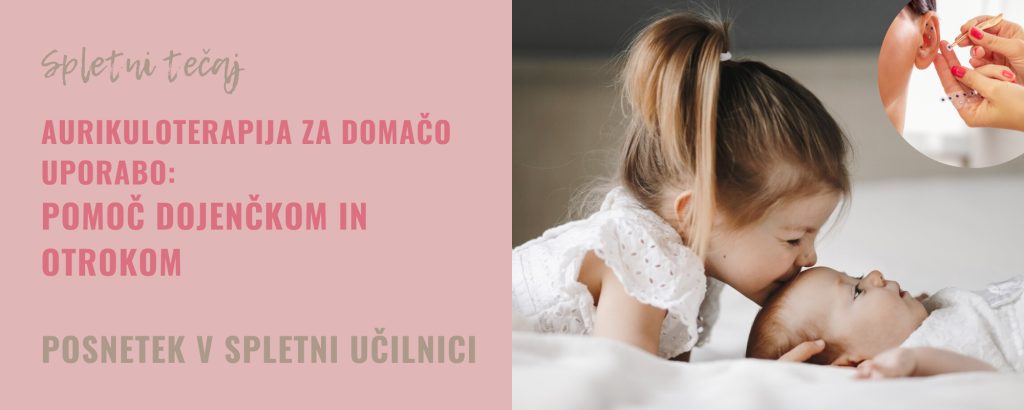 pomoč dojenčkom in otrokom, aurikuloterapija